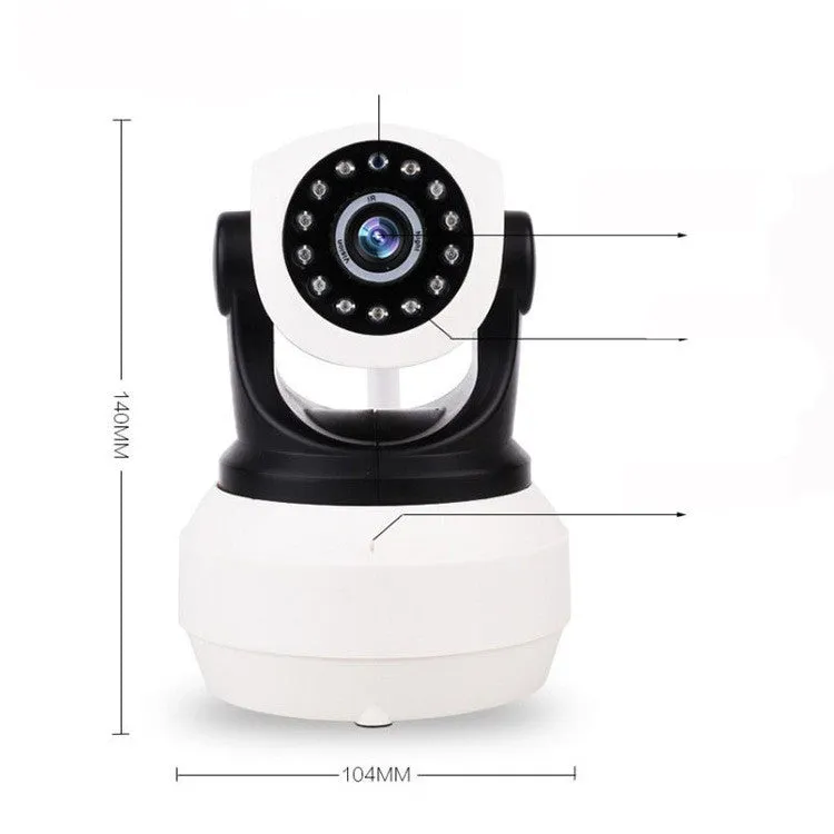 360 Degree Panoramic Wireless WiFi Home Baby Monitor with PTZ Control