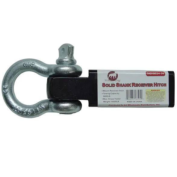 AJ Wholesale TAIH003459 Solid Shank Receiver Hitch