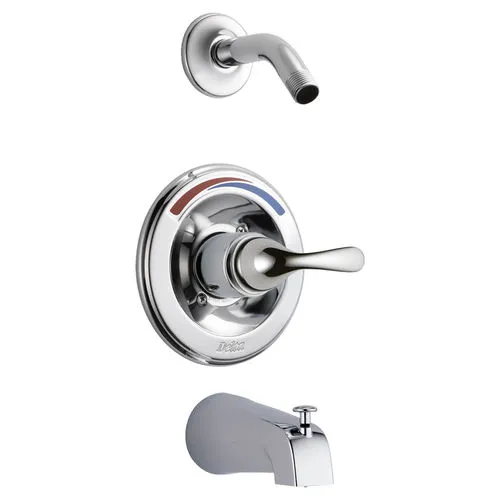 Delta Monitor 13 Series Tub/Shower Trim, Less Head, Polished Chrome - T13491-LHD