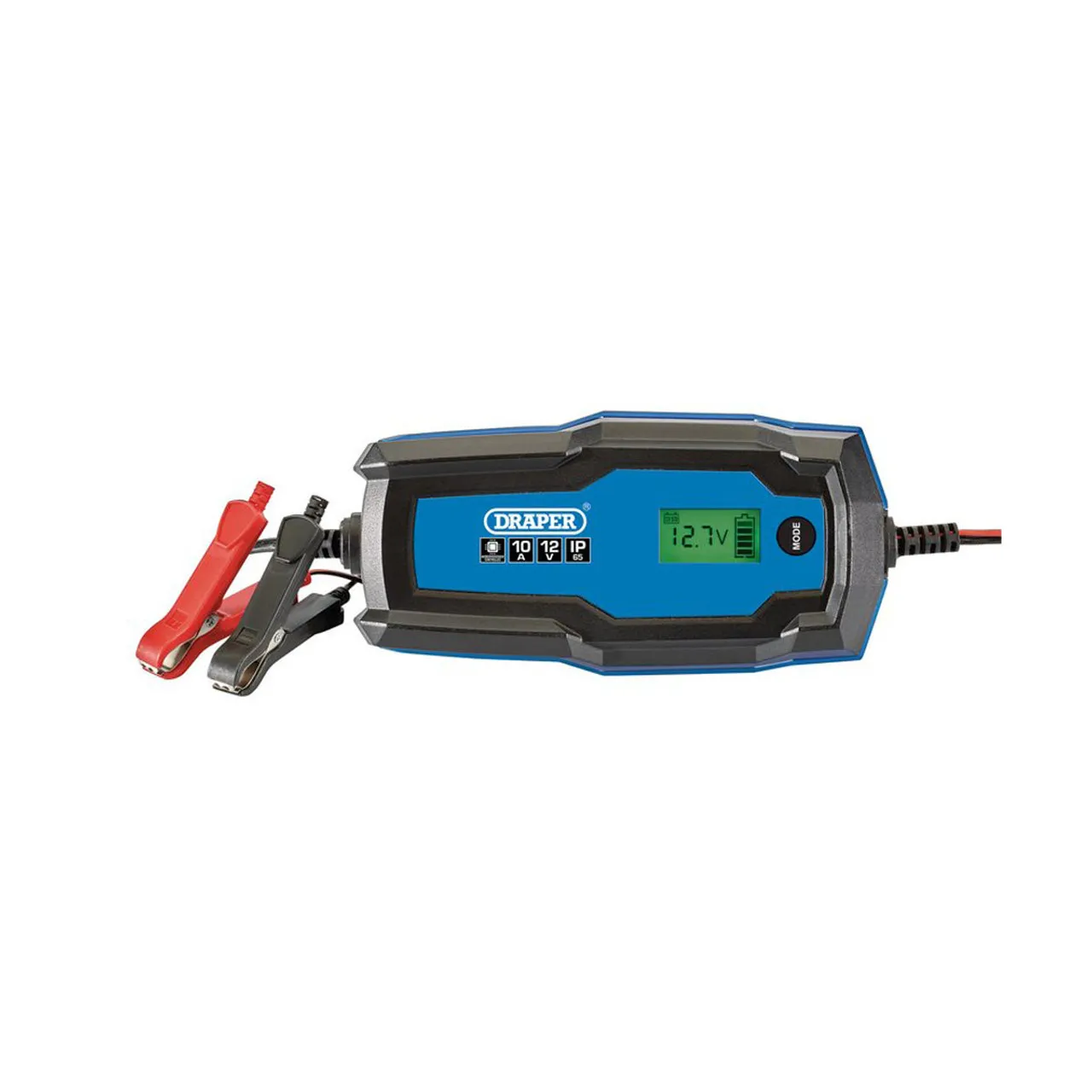 Draper 53491 6V/12V 10A Smart Charger and Battery Maintainer