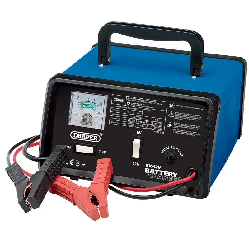Draper Tools 6/12V 4.2A Battery Charger