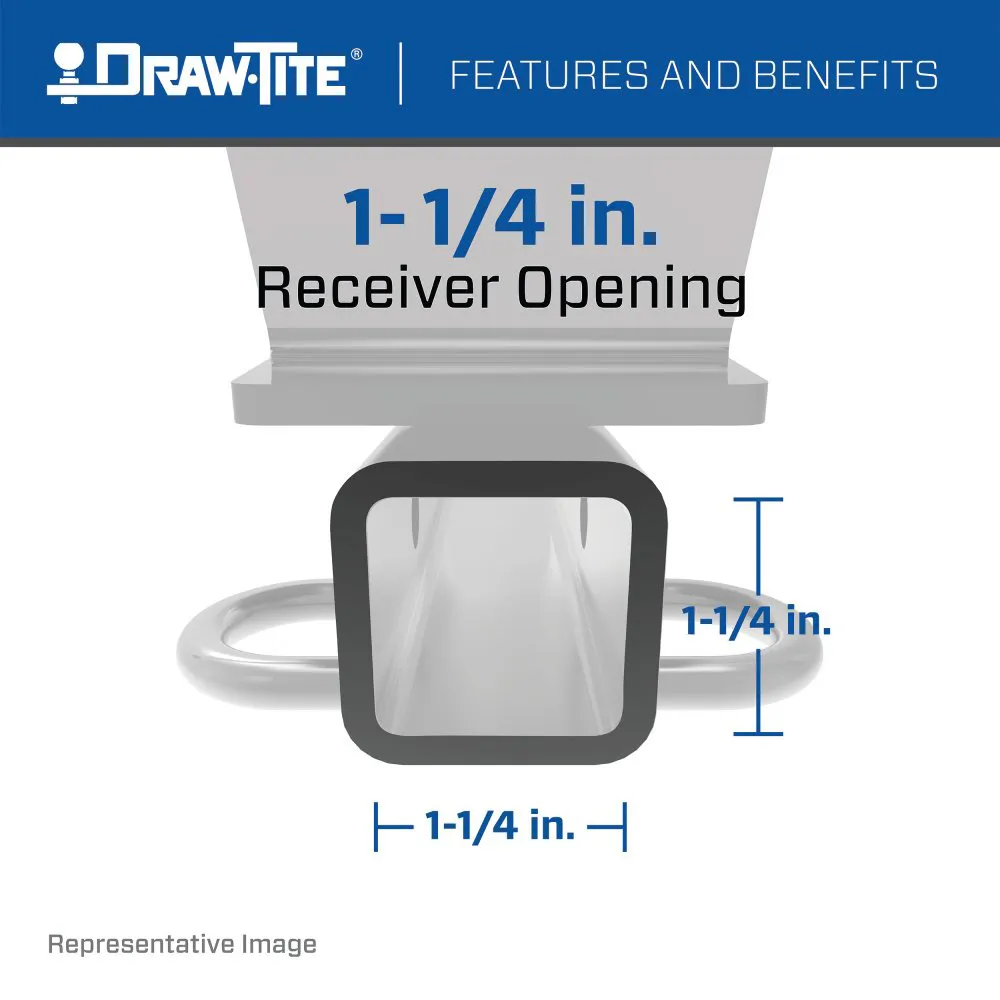 DRAW-TITE Class 1 Trailer Hitch, 1-1/4