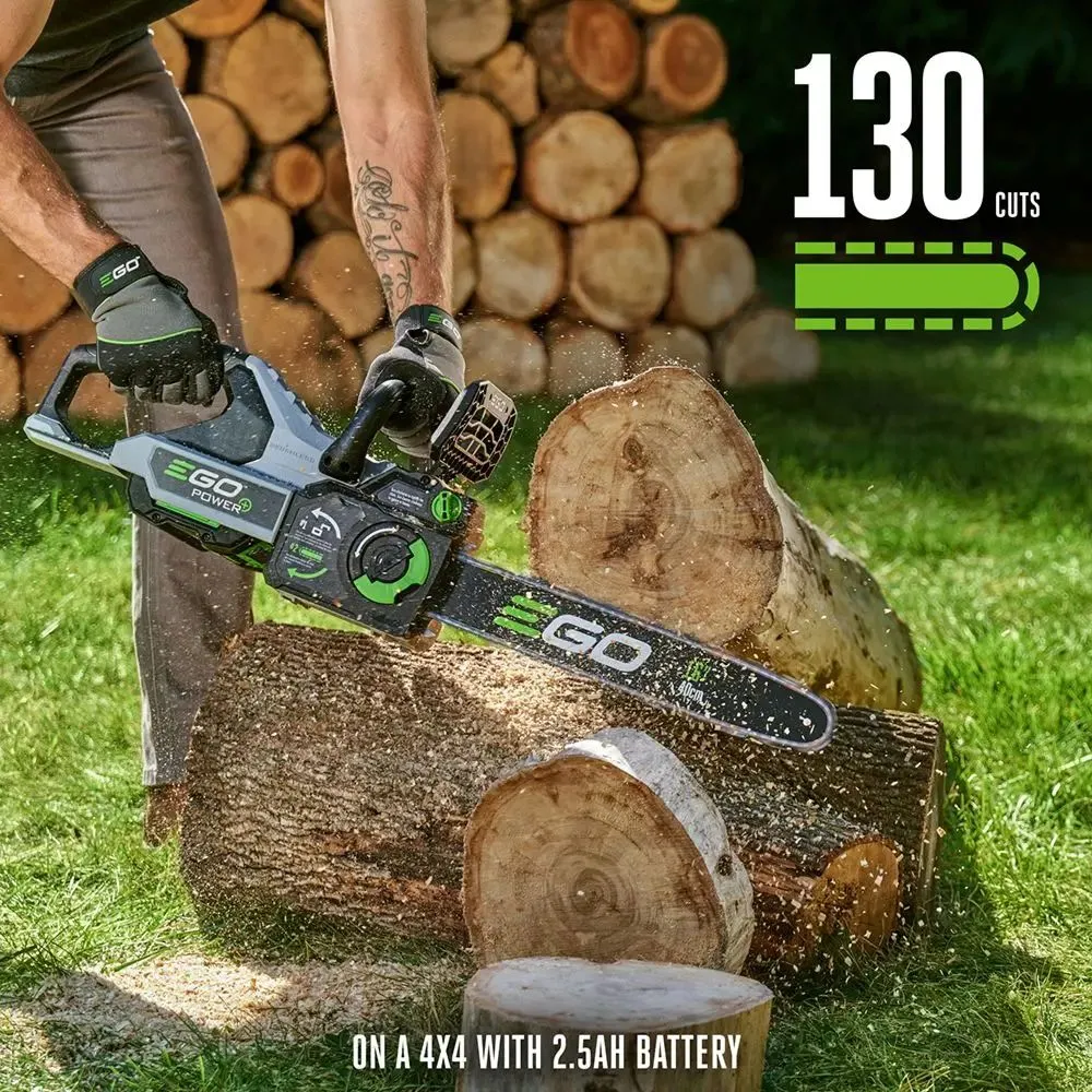 EGO CS1613 New 16" Chainsaw Kit (2P 4Ah battery, 210W charger)