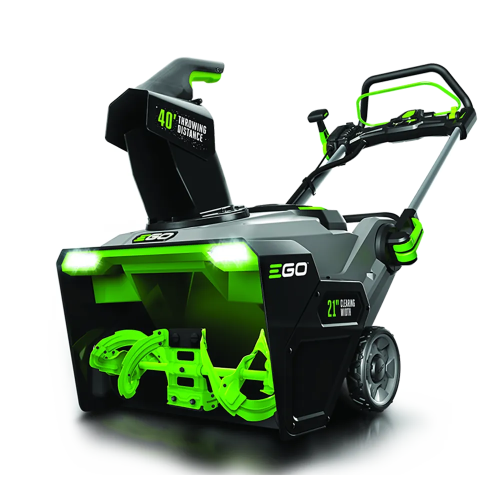 EGO Power+ Peak Power SNT2112 21 in. Single stage 56 V Battery Snow Blower Kit (Battery & Charger) W/ STEEL AUGER & TWO 5.0 AH B