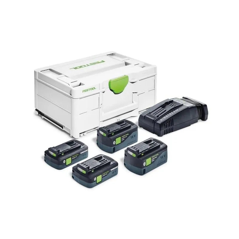 Festool 577080 SYS3 18V Energy Battery Charger Set