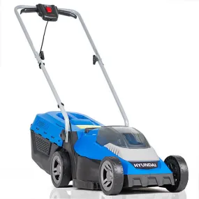 Hyundai HYM40LI330P 40V Lithium-Ion Cordless Battery Powered Roller Lawn Mower 33cm Cutting Width With Battery & Charger