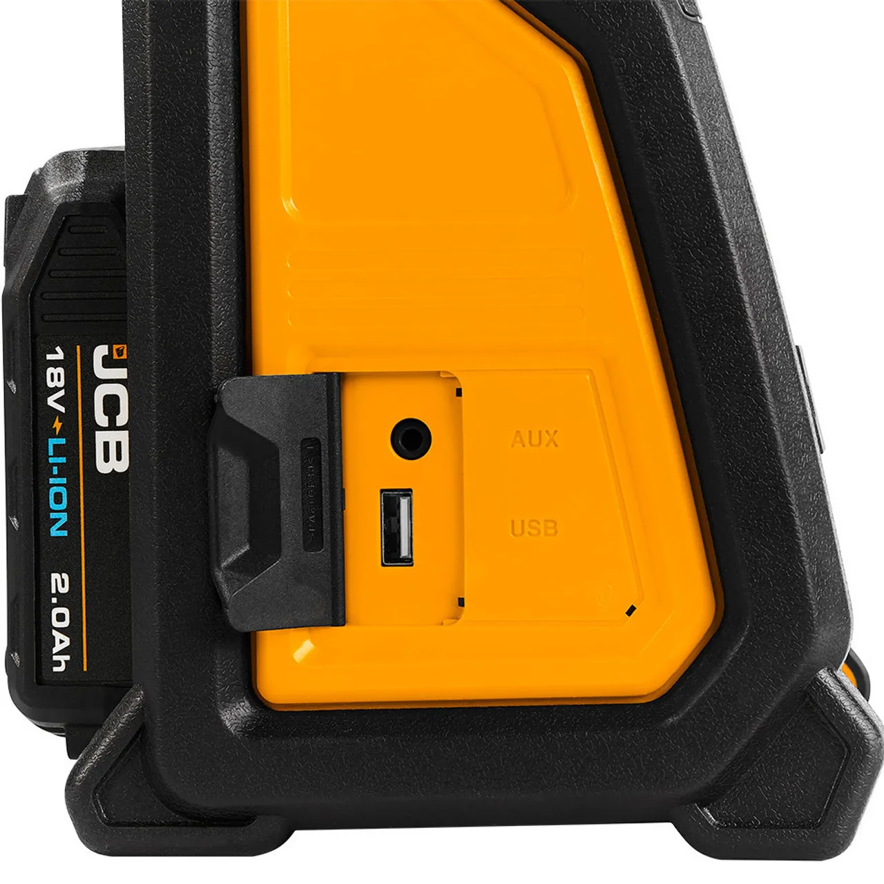 JCB 18V Bluetooth Site Speaker with 3.0Ah Lithium-ion Battery & 2.4A Fast Charger Kit