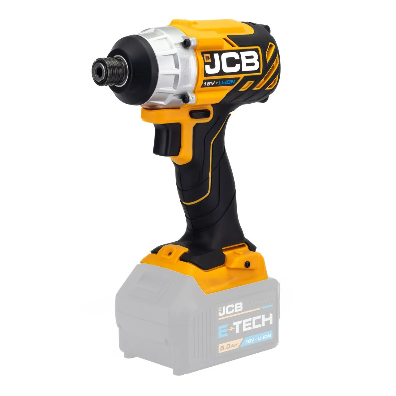 JCB 18V Brushless 180Nm Impact Driver with 3.0Ah Li-ion Battery & 4A Fast Charger Kit, 1/4" Hex Quick Release Chuck