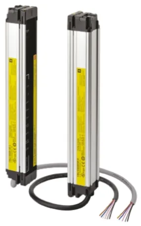 Omron F3SJ Series Light Curtain, Sender & Receiver, 38 Beam(s), 20mm Resolution