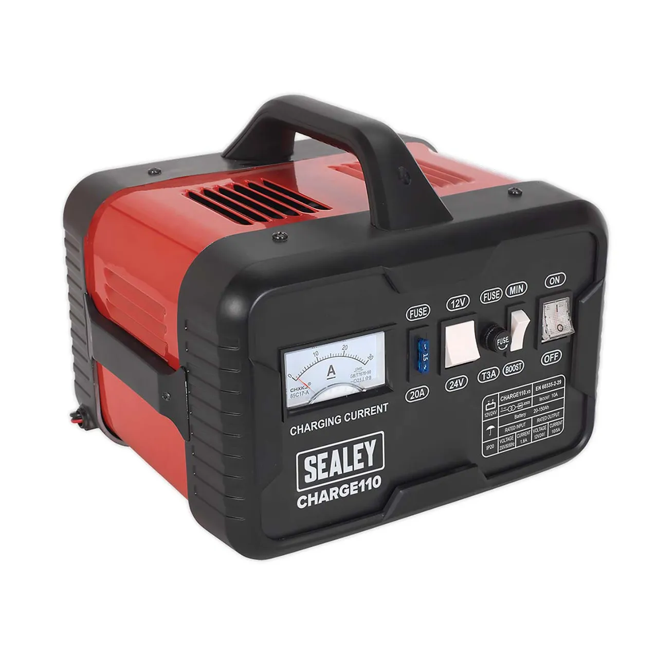 Sealey CHARGE110 Battery Charger 14Amp 12/24V 230V