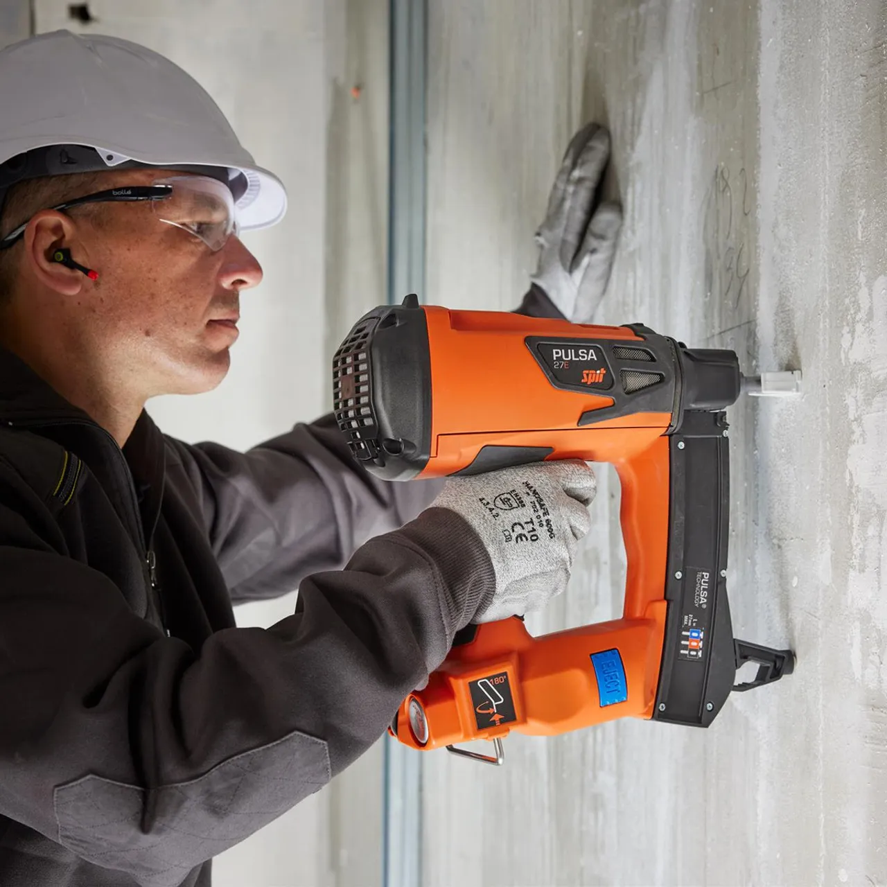 Spit 019416 Pulsa 27E Electrical Nail Gun with Battery & Charger