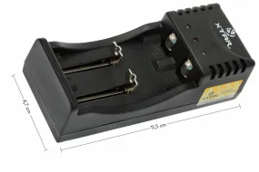 XTAR WP2II battery charger for18650 and other batteries, EURO PLUG